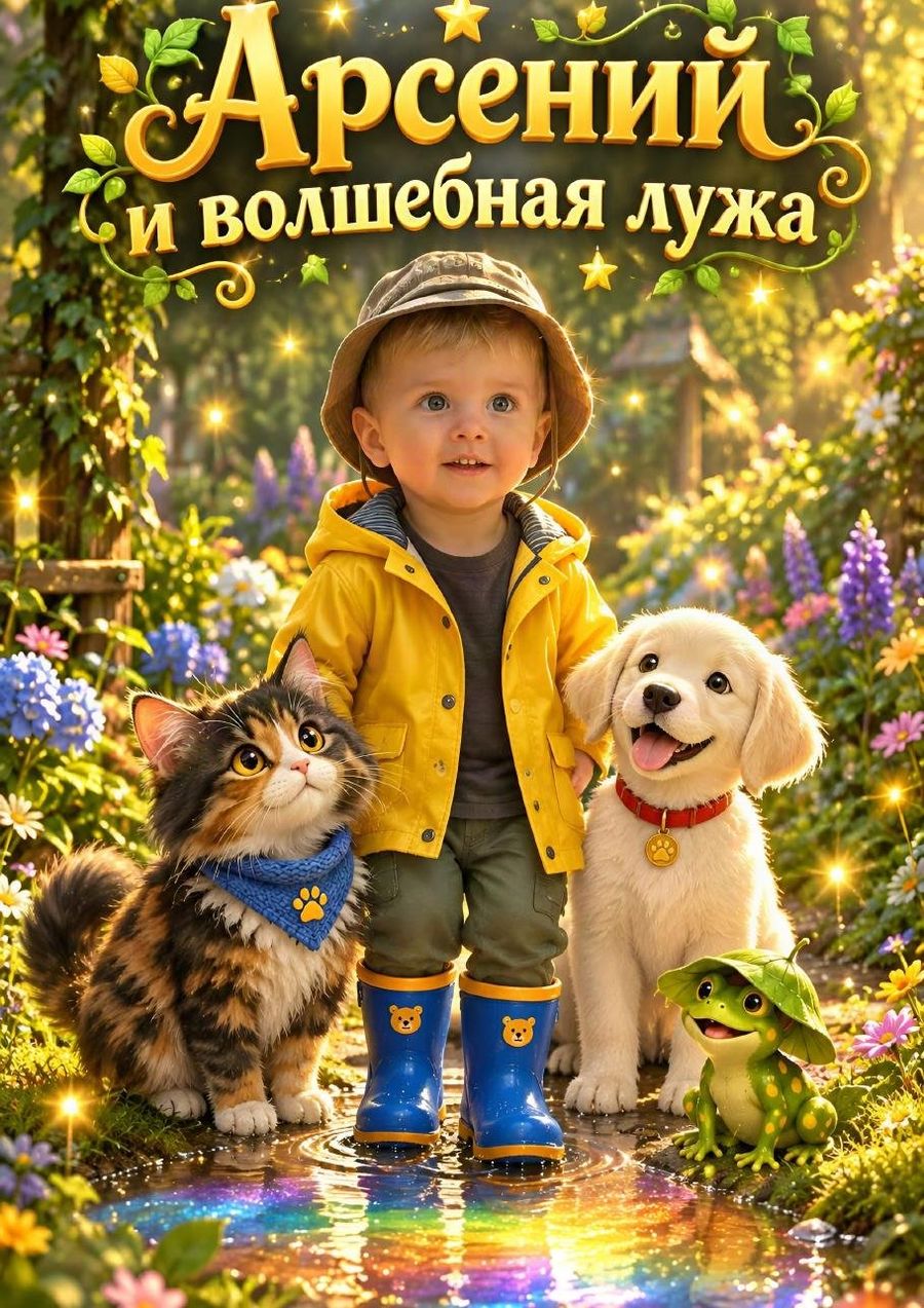 Обложка книги «Арсений и волшебная лужа»